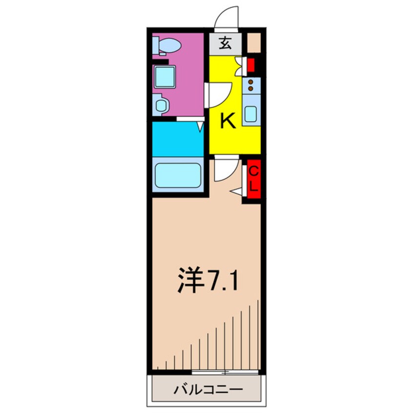 間取図 エスタート亀有