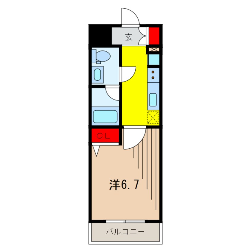 間取図 AZEST亀有Ⅱ