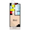 CREVISTA綾瀬 1Kの間取り