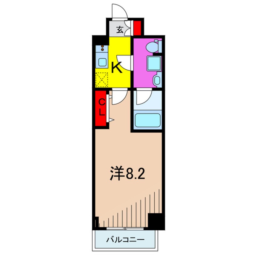 間取図 ユリカロゼ北綾瀬