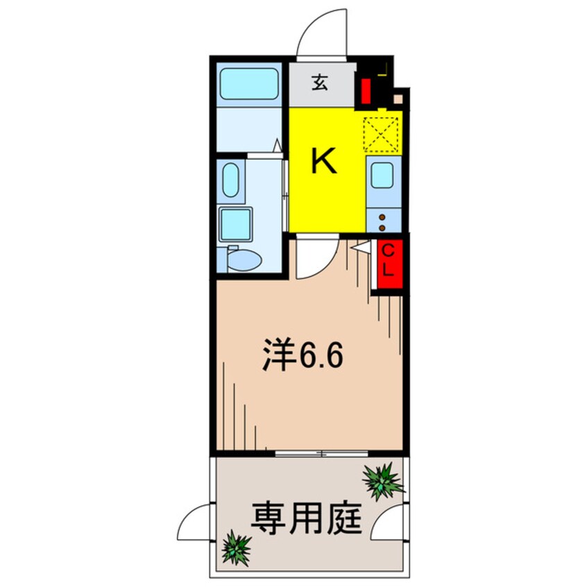 間取図 エストゥルース亀有