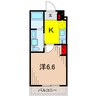 エストゥルース亀有 1Kの間取り