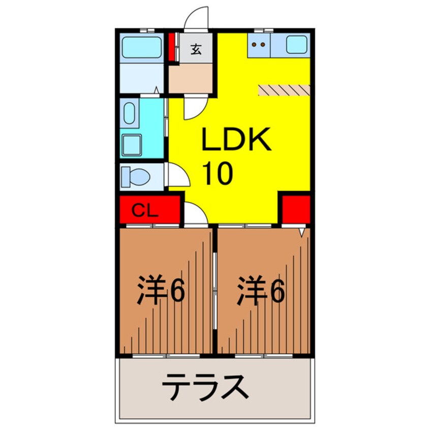 間取図 アロウヴェルデ