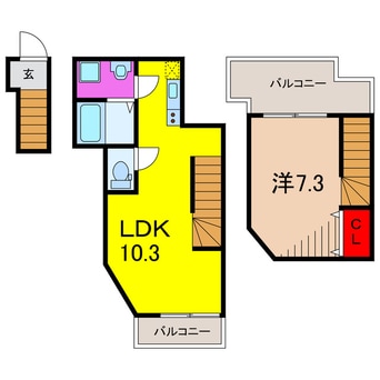 間取図 ハルミメゾン亀有