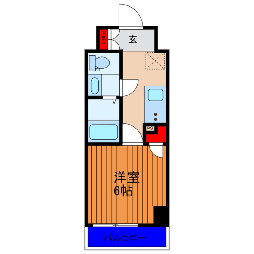 間取図 ジェノヴィアお花茶屋スカイガーデン