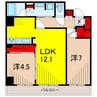 COCO-CHILL KAMEARI 2LDKの間取り