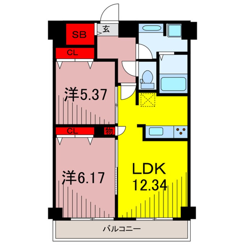 間取図 ホーリーホック