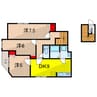 ソレーユ・綾瀬 3DKの間取り