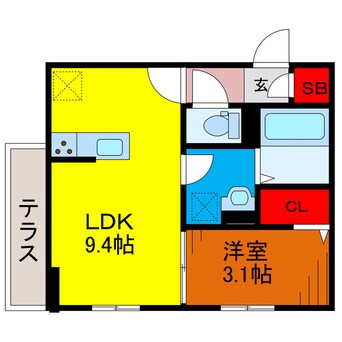 間取図 コンフォート北綾瀬