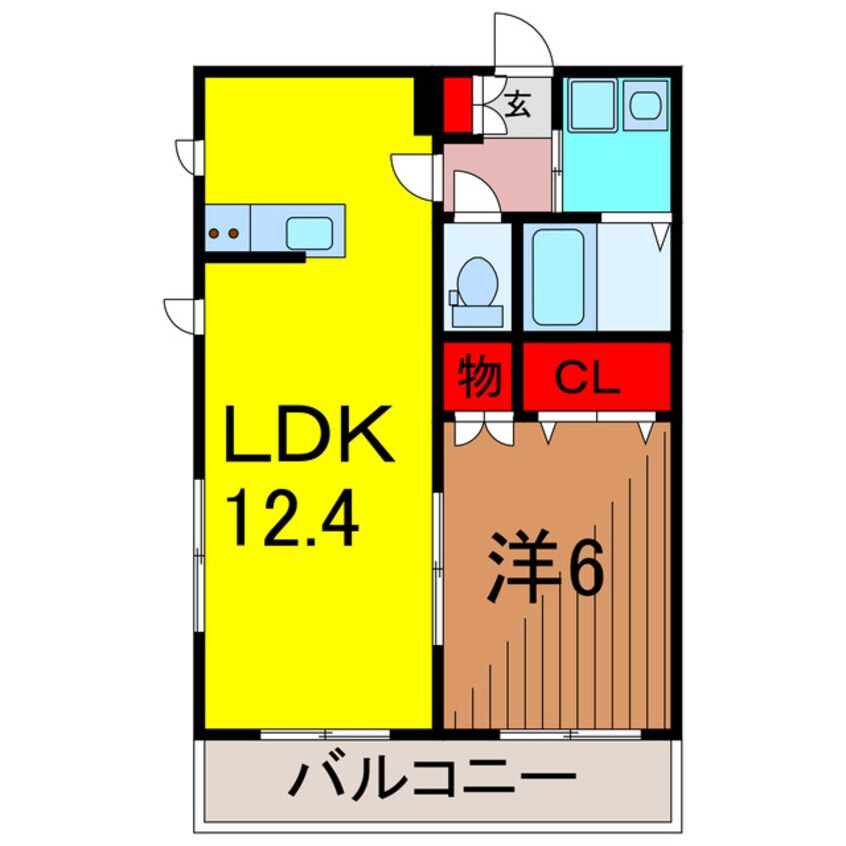 間取図 La Rochelle