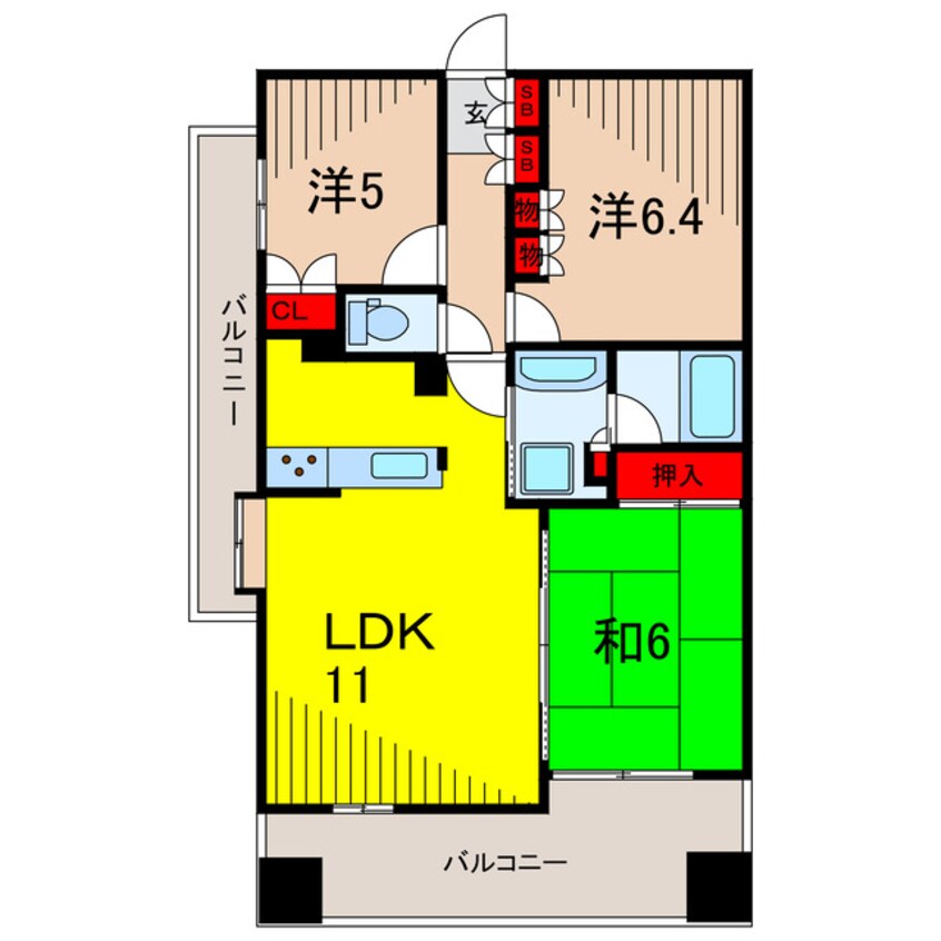 間取図 ルミナス金町