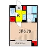 アンジュール綾瀬 1Kの間取り