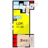 アンジュール綾瀬 1LDKの間取り