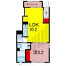 KメゾンⅠ 1LDKの間取り