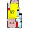 KメゾンⅠ 1LDKの間取り