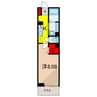 Park AvenueⅡ 1Kの間取り