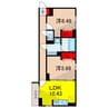 レジデンス新宿 2LDKの間取り