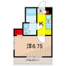 ハイツユー 1Kの間取り