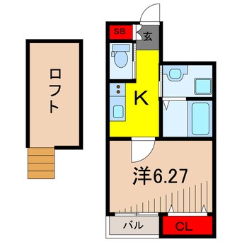 間取図 パームツリー金町