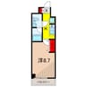 RELUXIA綾瀬 1Kの間取り