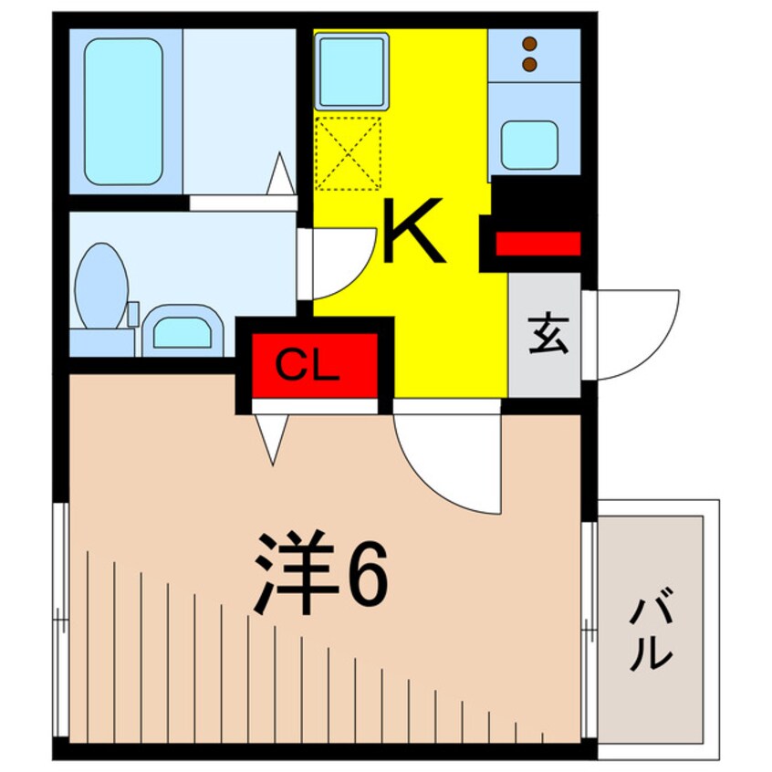 間取図 エクセラン北綾瀬