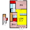 ichiei 2LDKの間取り