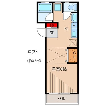 間取図 ブラン　フルーヴ