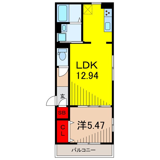 間取り図 アナシエ亀有