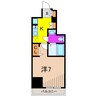 ユリカロゼAZ亀有North Tower 1Kの間取り