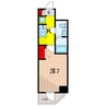 AZEST亀有south Tower 1Kの間取り
