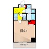 アルファコート綾瀬2 1Kの間取り