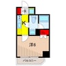 ライジングプレイス綾瀬三番館 1Kの間取り