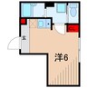 Reberty北綾瀬 1Rの間取り