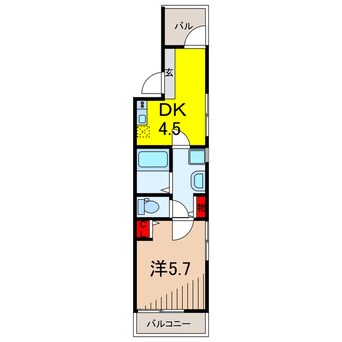 間取図 ポルト・ボヌール綾瀬