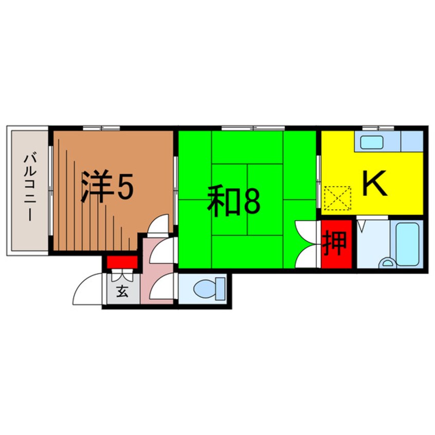 間取図 タカギコーポ