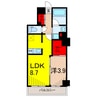 アーバンパーク綾瀬Duo 1LDKの間取り