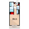 ル　アンビシャス 1Rの間取り