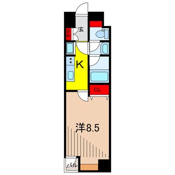 間取図 ミモザ