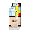 AZESTお花茶屋VI 1Kの間取り