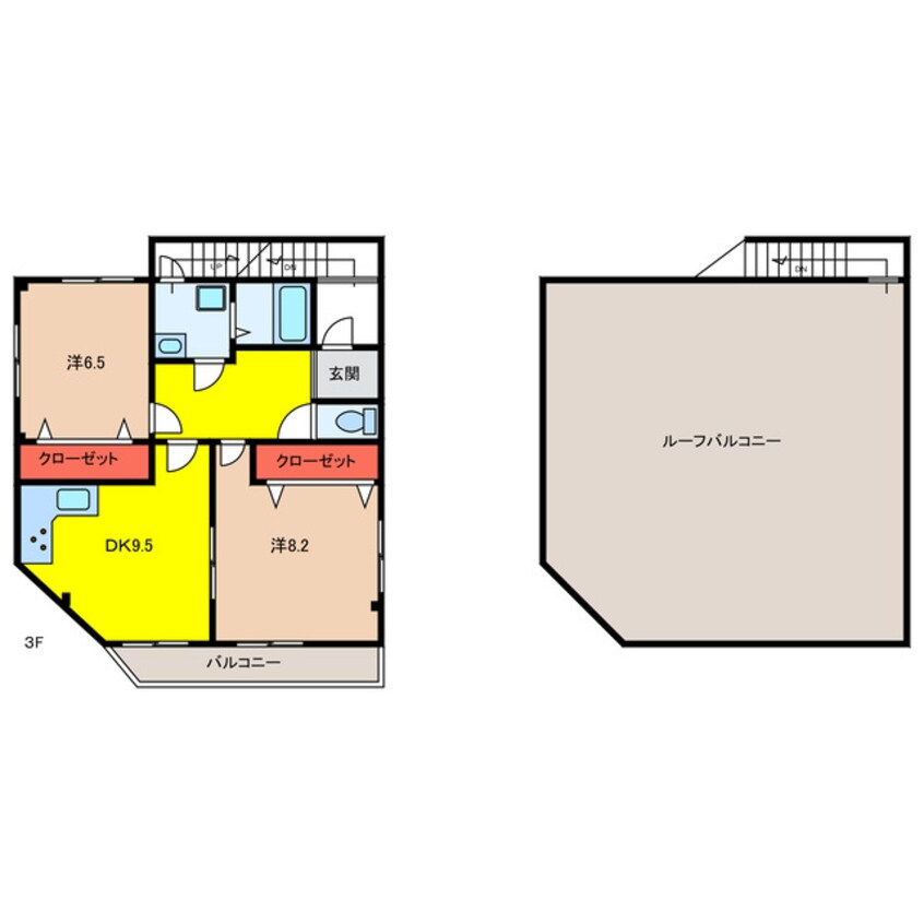 間取図 戸ヶ崎店舗住宅