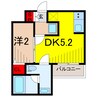 AZEST金町 1DKの間取り