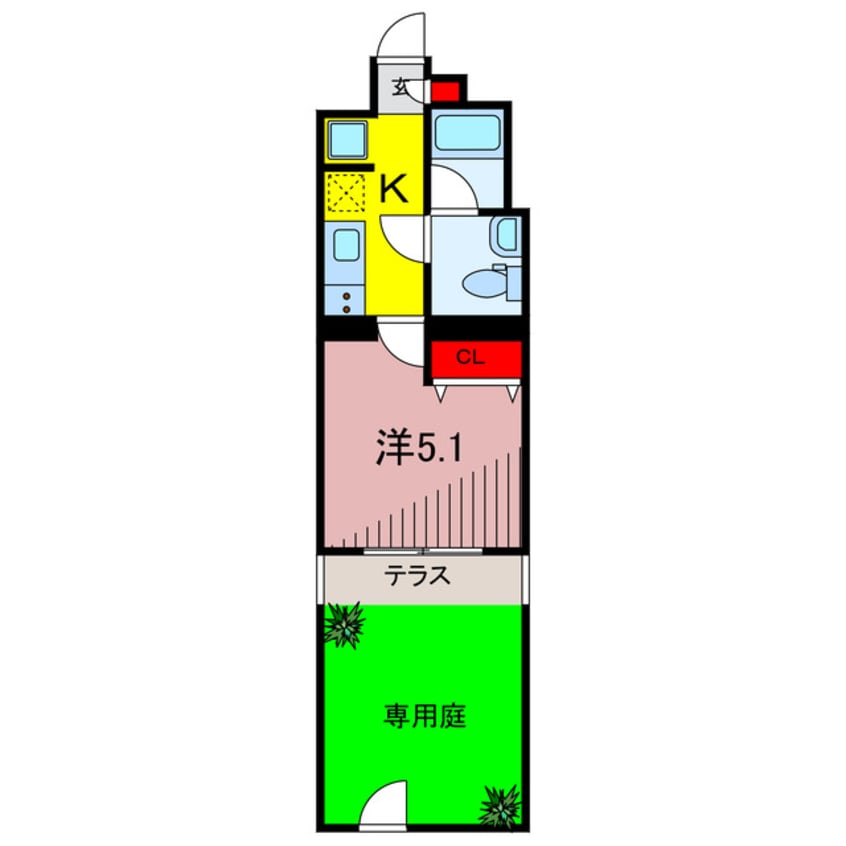間取図 AZEST金町
