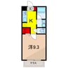 メゾン北綾瀬 1Kの間取り
