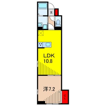 間取図 ルリアン東堀切