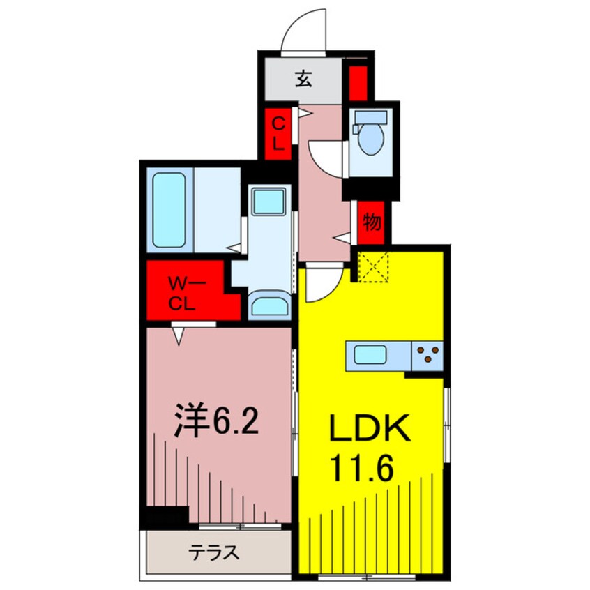 間取図 ミル　タンドレス