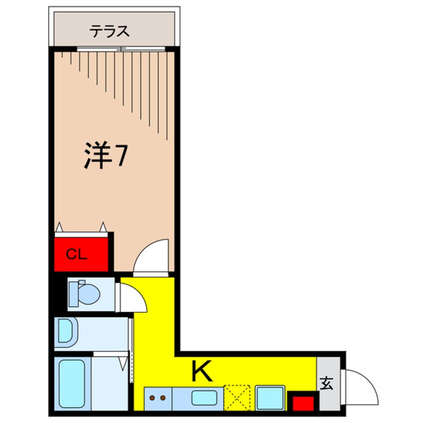 間取図 クルール エスポワール ネオ