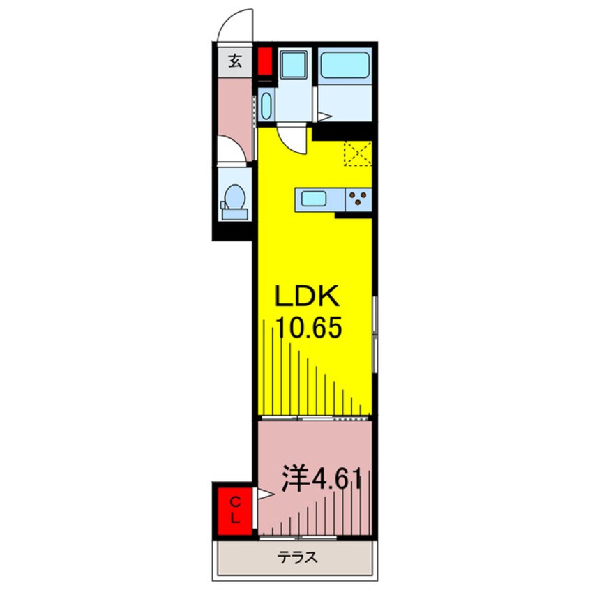 間取図 グラナーデ新宿