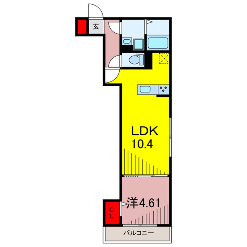 間取図 グラナーデ新宿