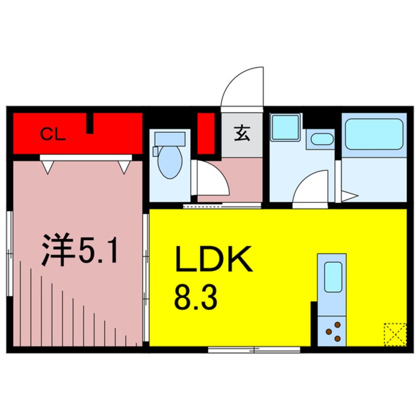 間取図 レクシア六町