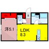 レクシア六町 1LDKの間取り